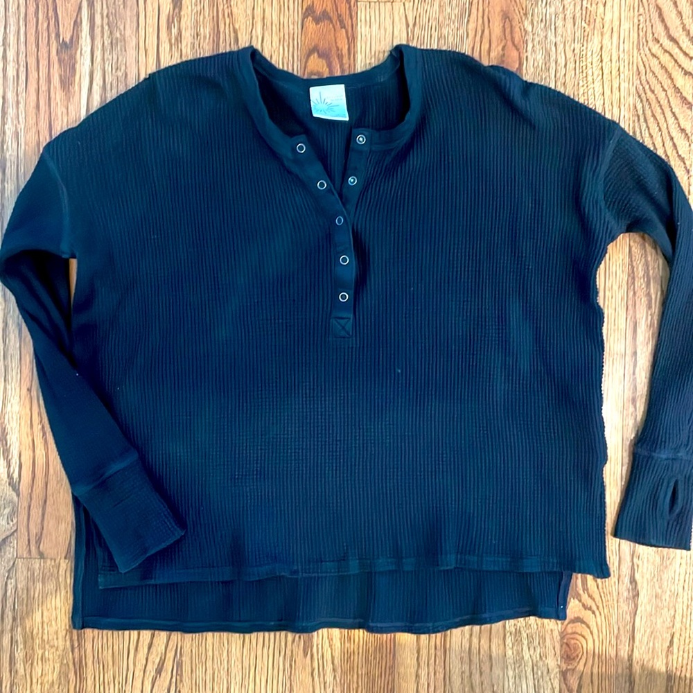 Offline by Aerie long sleeve waffle top